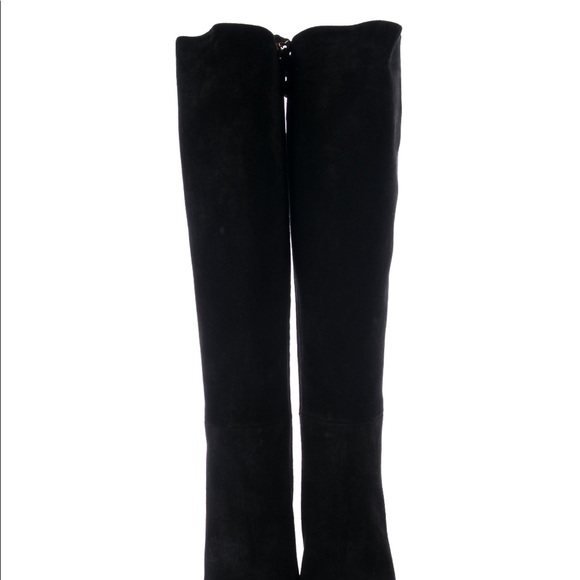 Gucci Suede Round Toe High Top Boots - Picture 8 of 16